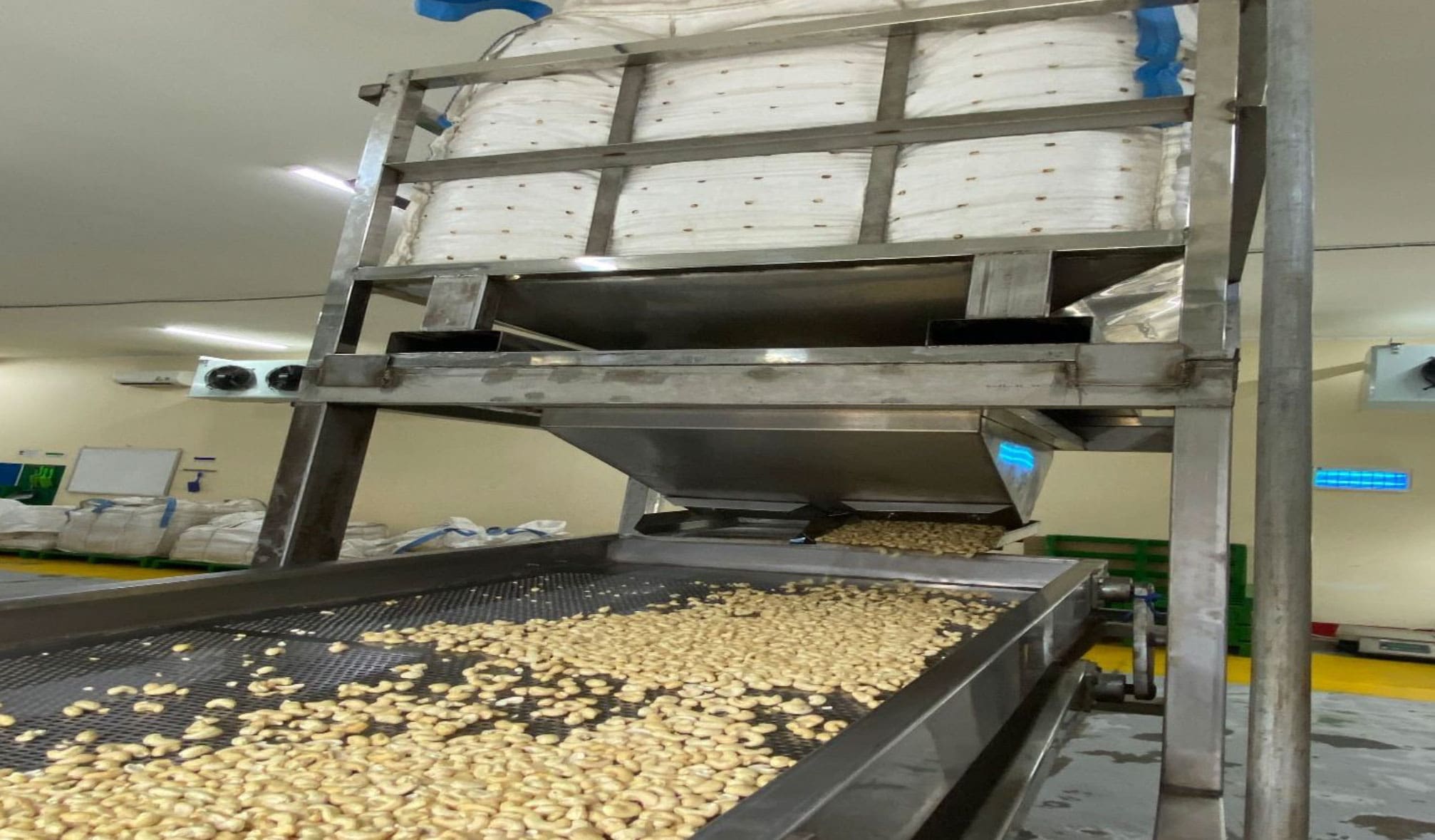 Sấy, tách vỏ và làm sạch