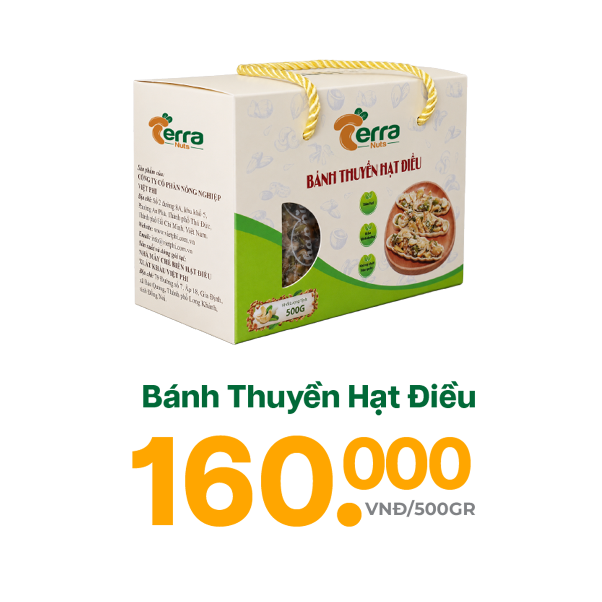Bánh Thuyền Hạt Điều